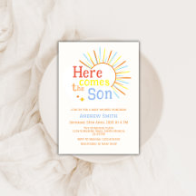 レトロサンシャイ来ンここザ息子ベビーシャワー