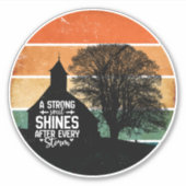 レトロサンセットアストロングソウル シール (正面)