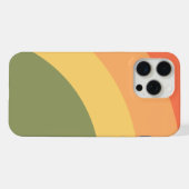 レトロサンセットカーブ iPhoneケース (裏面横)