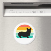 レトロサンセットコルギ マグネット (インサイチュ (食洗機))