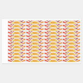 レトロサンセットサンレイパーソナライズされたズ名 ラベル (シート)