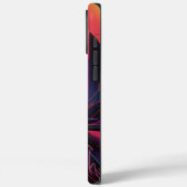 レトロサンセットシティiPhoneケース気流美的 Case-Mate iPhoneケース (裏面 / 左)