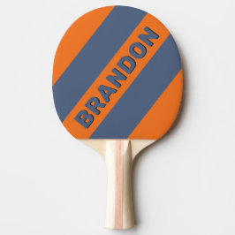 レトロサンセットショアラはっきりしたイストライプン三の 卓球ラケット