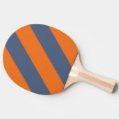 レトロサンセットショアライはっきりしたン三ストライプ 卓球ラケット (横)