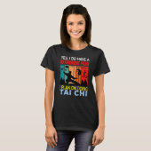 レトロサンセットスローガン退職計画IプランDoin Tシャツ (正面フル)