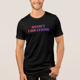 レトロサンセットバイブレーション トライブレンドTシャツ