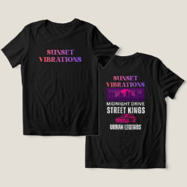 レトロサンセットバイブレーション トライブレンドTシャツ