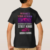 レトロサンセットバイブレーション Tシャツ (裏面)