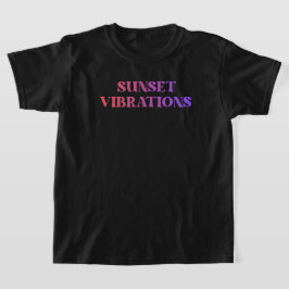 レトロサンセットバイブレーション Tシャツ