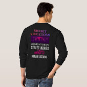 レトロサンセットバイブレーション Tシャツ (裏面フル)