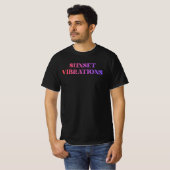 レトロサンセットバイブレーション Tシャツ (正面フル)