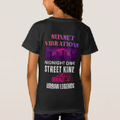 レトロサンセットバイブレーション Tシャツ (裏面)