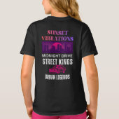 レトロサンセットバイブレーション Tシャツ (裏面)