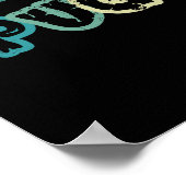 レトロサンセットパグル ポスター (角)