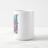 レトロサンセットパームツリーマグ コーヒーマグカップ (中央)