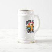 レトロサンセットビール ビールジョッキ (正面右)