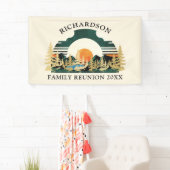 レトロサンセットマウンテンフォレ素朴ストファミリー懇親会 横断幕 (インサイチュ)