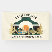 レトロサンセットマウンテンフォレ素朴ストファミリー懇親会 横断幕 (横)