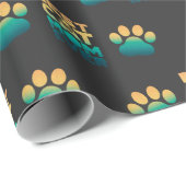 レトロサンセット写真マザーズ最高のデイキャットママ ラッピングペーパー (ロールコーナー)