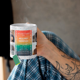 レトロサンセット写真夫妻30周年記念 コーヒーマグカップ