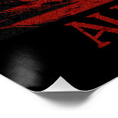 レトロサンセット国際的キャットデイ ポスター (コーナー)