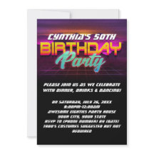 レトロサンセット1980年代80年代50thバースデーパーティー