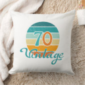 レトロサンセット70ヴィンテージ クッション (ブランケット)