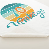 レトロサンセット70ヴィンテージ シェルパブランケット (3/4)