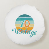 レトロサンセット70ヴィンテージ ラウンドクッション (裏面)