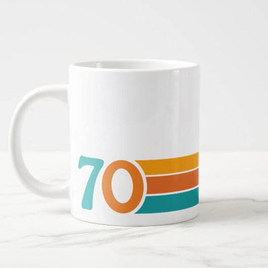 レトロサンセット70 ジャンボコーヒーマグカップ (左)