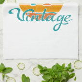 レトロサンセット71ヴィンテージ キッチンタオル (折り畳み)