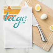 レトロサンセット71ヴィンテージ キッチンタオル (四つ折り)