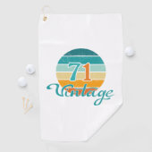 レトロサンセット71ヴィンテージ ゴルフタオル (インサイチュ)