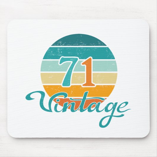 レトロサンセット71ヴィンテージ マウスパッド (正面)