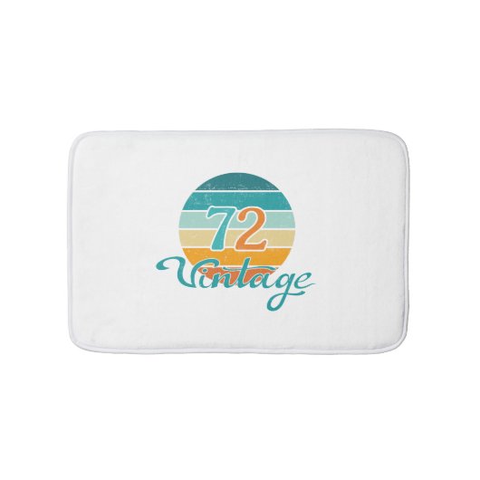 レトロサンセット72ヴィンテージ バスマット (正面)