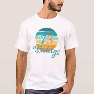 レトロサンセット73ビンテージ風 Tシャツ