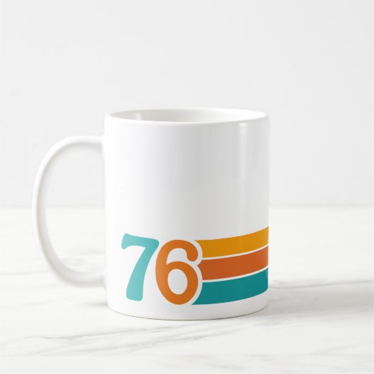 レトロサンセット76 コーヒーマグカップ (左)