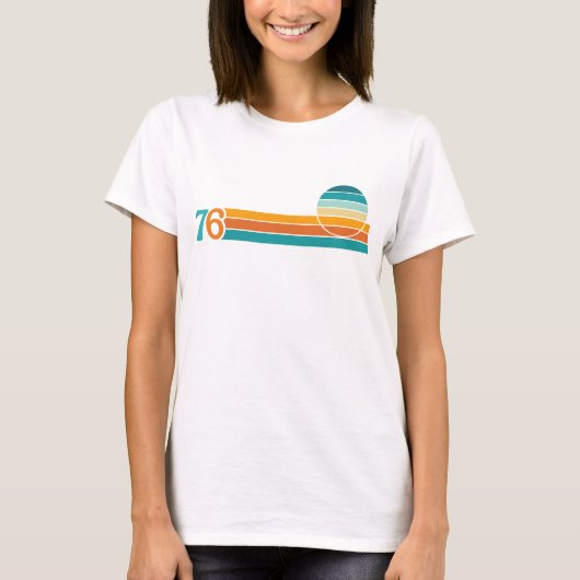 レトロサンセット76 Tシャツ (正面)