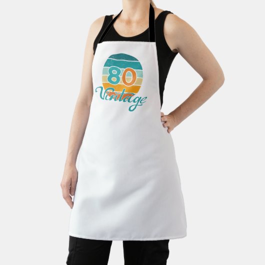 レトロサンセット80ヴィンテージ風 エプロン (インサイチュ)
