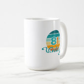 レトロサンセット81ヴィンテージ風 コーヒーマグカップ (正面右)