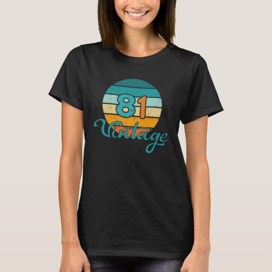 レトロサンセット81ヴィンテージ風 Tシャツ (正面)