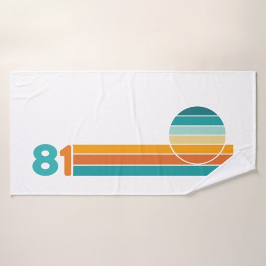 レトロサンセット81 バスタオル (バスタオル)