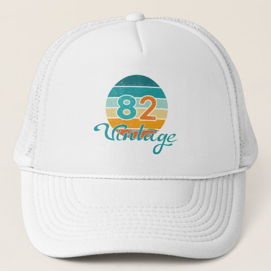 レトロサンセット82ビンテージ風 キャップ (正面)
