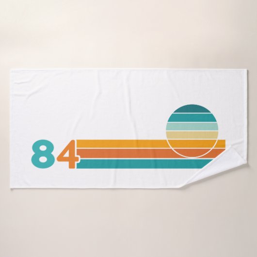 レトロサンセット84 バスタオル (バスタオル)