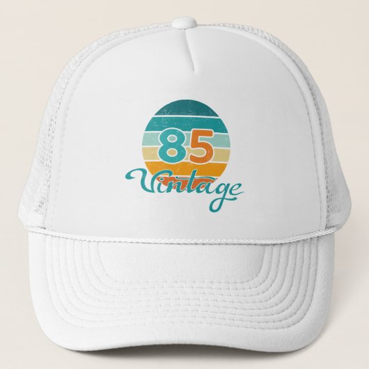 レトロサンセット85ヴィンテージ風 キャップ (正面)