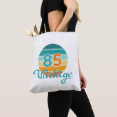 レトロサンセット85ヴィンテージ風 トートバッグ (クローズアップ)