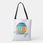 レトロサンセット88ビンテージ風 トートバッグ (裏面)