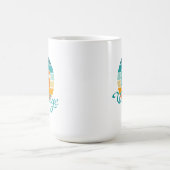 レトロサンセット89ヴィンテージ加工 コーヒーマグカップ (中央)