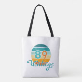レトロサンセット89ヴィンテージ風 トートバッグ (裏面)