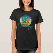 レトロサンセット89ヴィンテージ風 Tシャツ (正面)